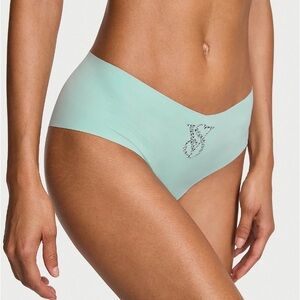 ✨Victoria’s Secret bling logo no-show cheeky panty sz M NWT